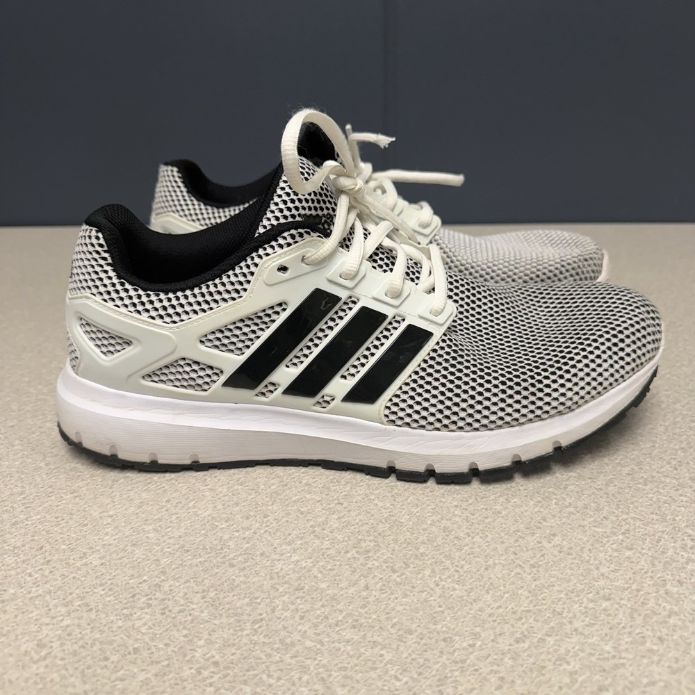 Adidas Energy Cloud Mens Size 11 Running Shoes White Black